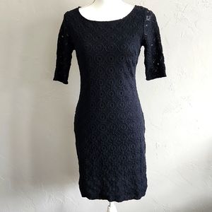 PRICE FIXED Banana Republic Black Lace Dress 4